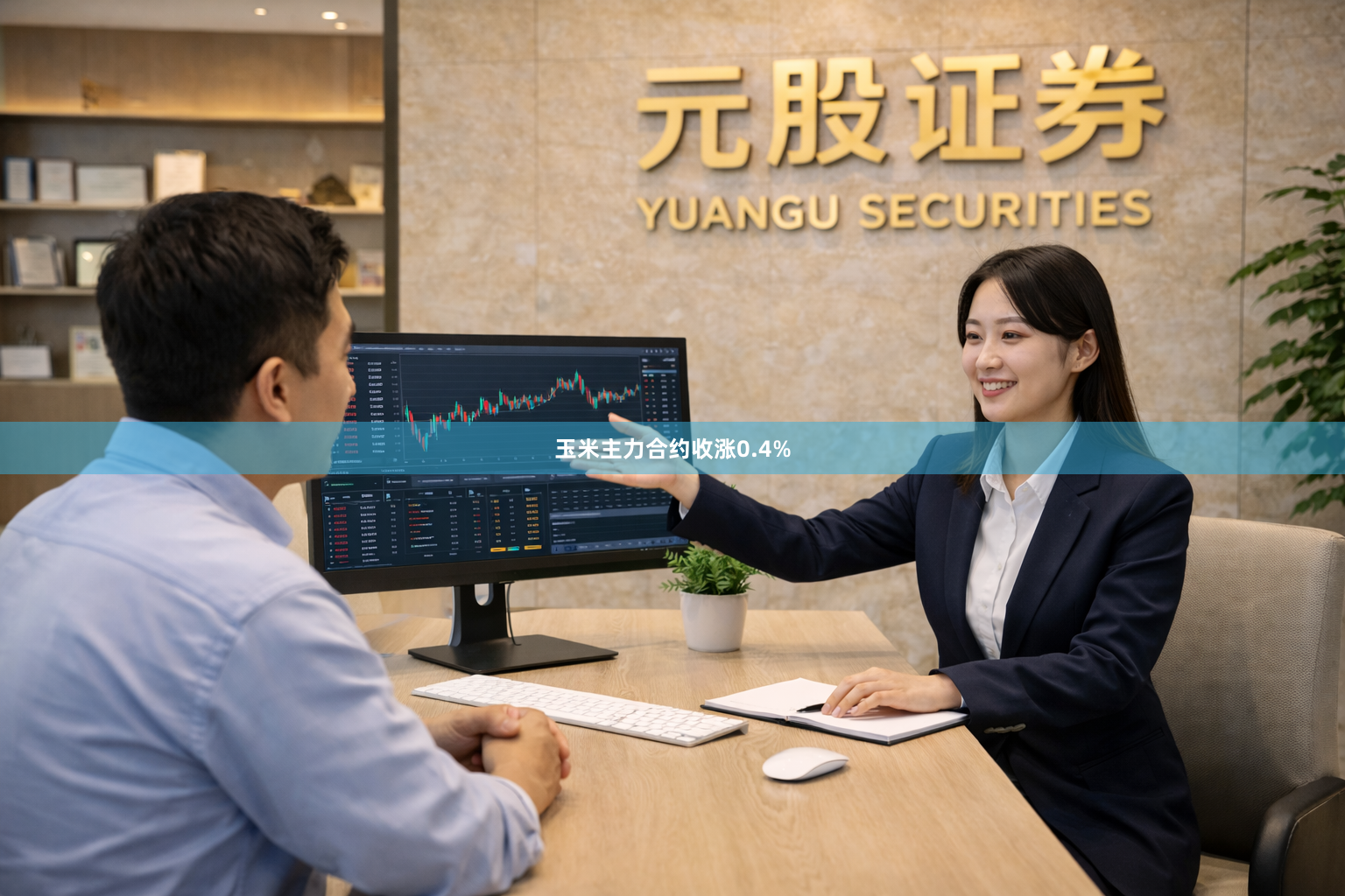 玉米主力合约收涨0.4%